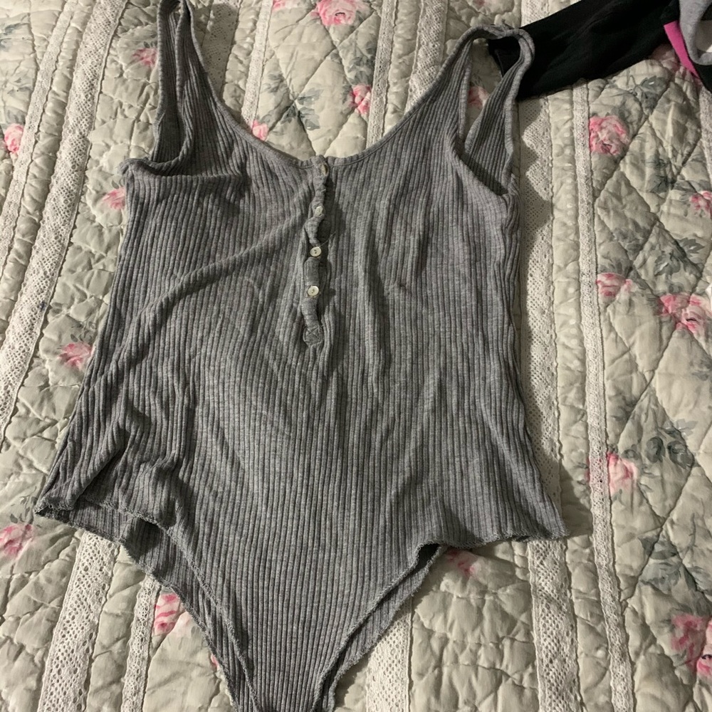 Grey bodysuit